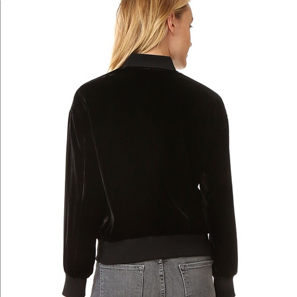 FRAME ATELIER Le velvet bomber jacket - Picture 2 of 4